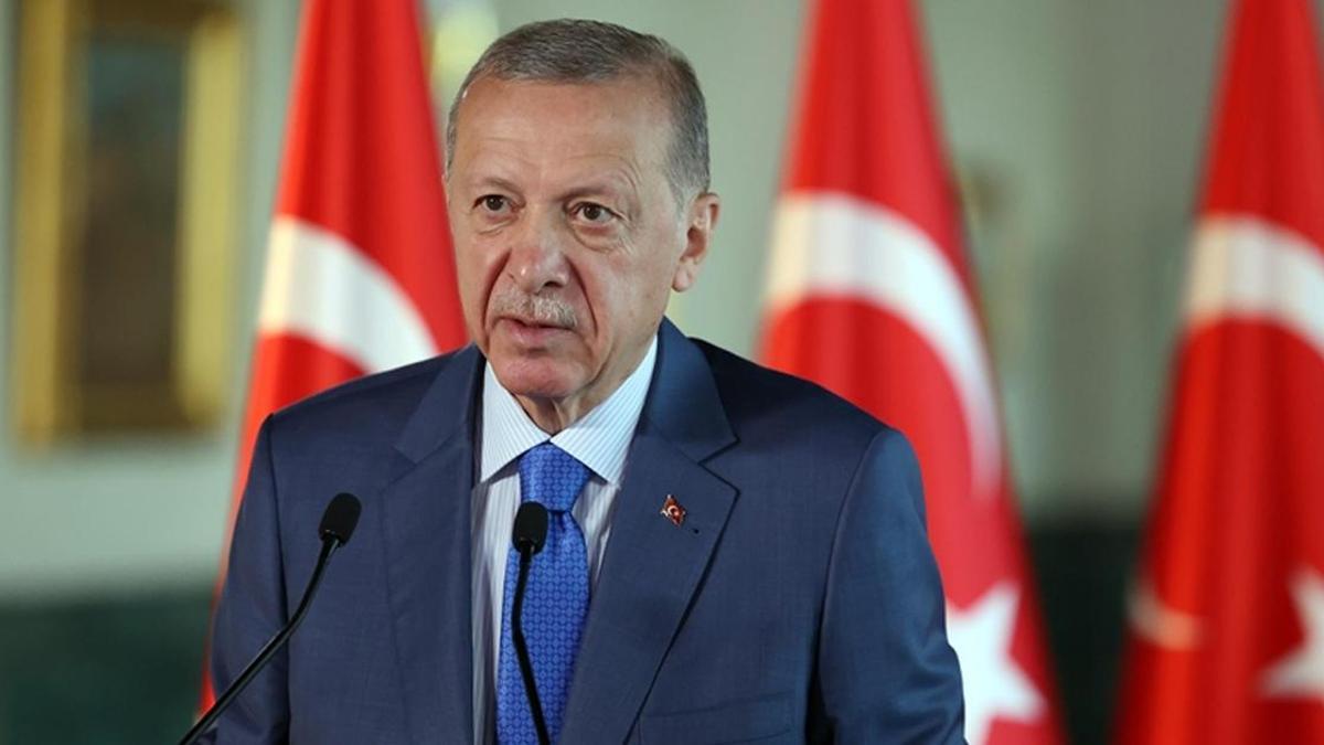 Cumhurbaşkanı Erdoğan, Libya Başkanlık Konseyi Başkanı el-Menfi ile görüştü