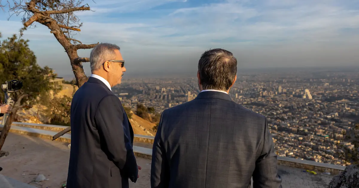 Dışişleri Bakanı Fidan, Suriye’de Kasyun Dağı’ndan Şam’ı seyretti