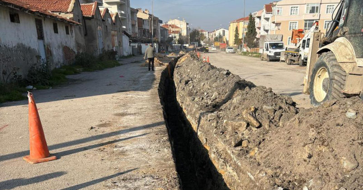 Edirne’de toprak kayması