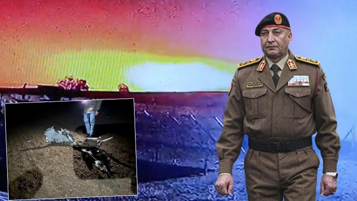 Enkaza ulaşıldı! Libya Genelkurmay Başkanı’nı taşıyan uçak düştü: Heyetin tamamı hayatını kaybetti