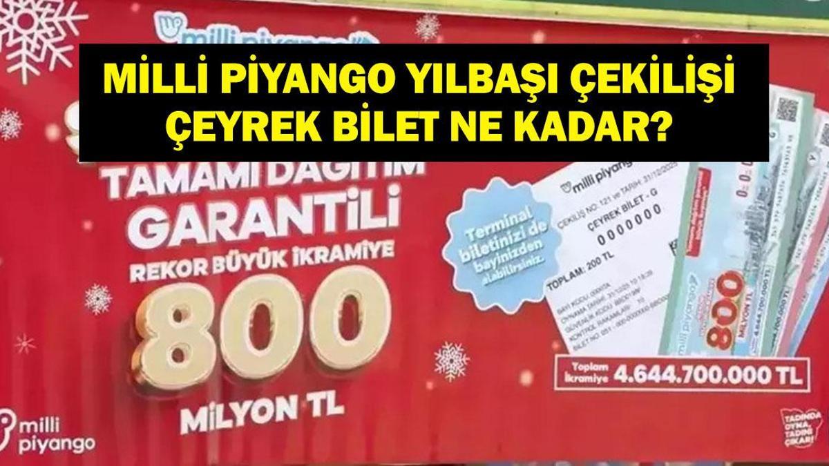 MİLLİ PİYANGO YILBAŞI ÇEKİLİŞİ ÇEYREK BİLET FİYATI 2026: Çeyrek Bilet Ne Kadar? MPİ 2026 yılbaşı Çekilişi Çeyrek Bilet Fiyatı…