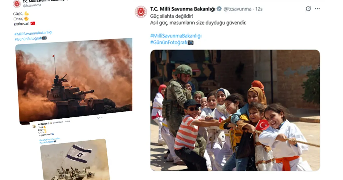 MSB’den İsrail’e fotoğraflı yanıt. “Güç silahta değil…”