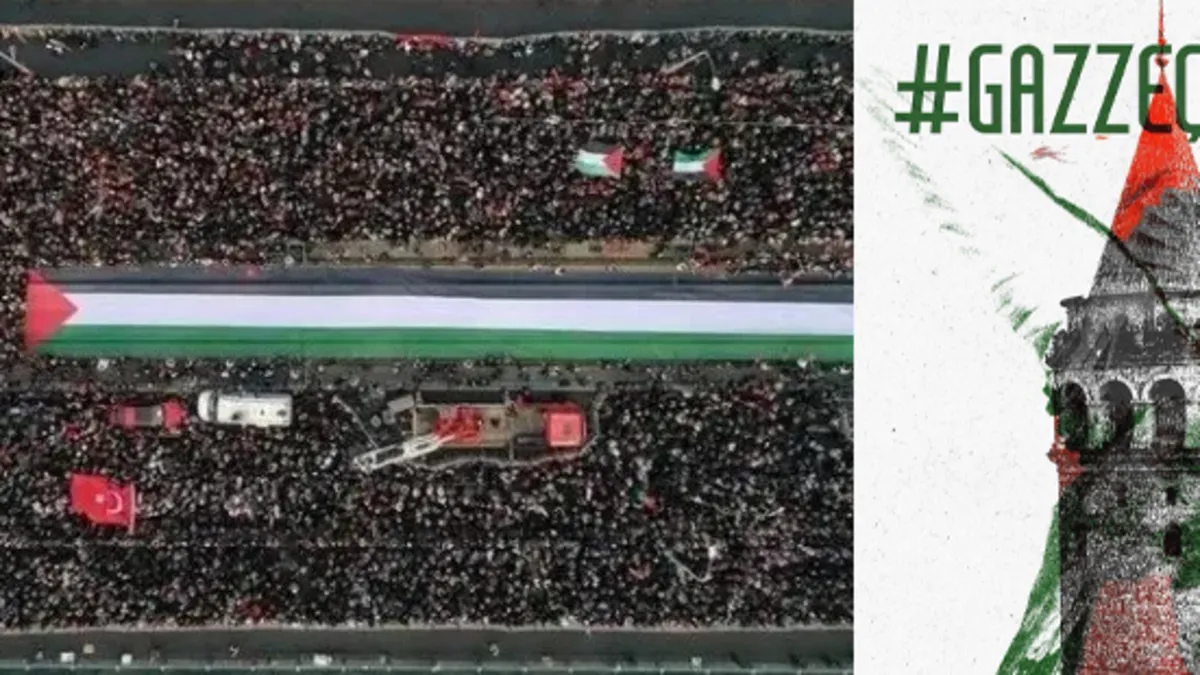 Mazlumun sesi Galata’dan dünyaya yankılanacak! İstanbul’un kalbinde Gazze çağrısı