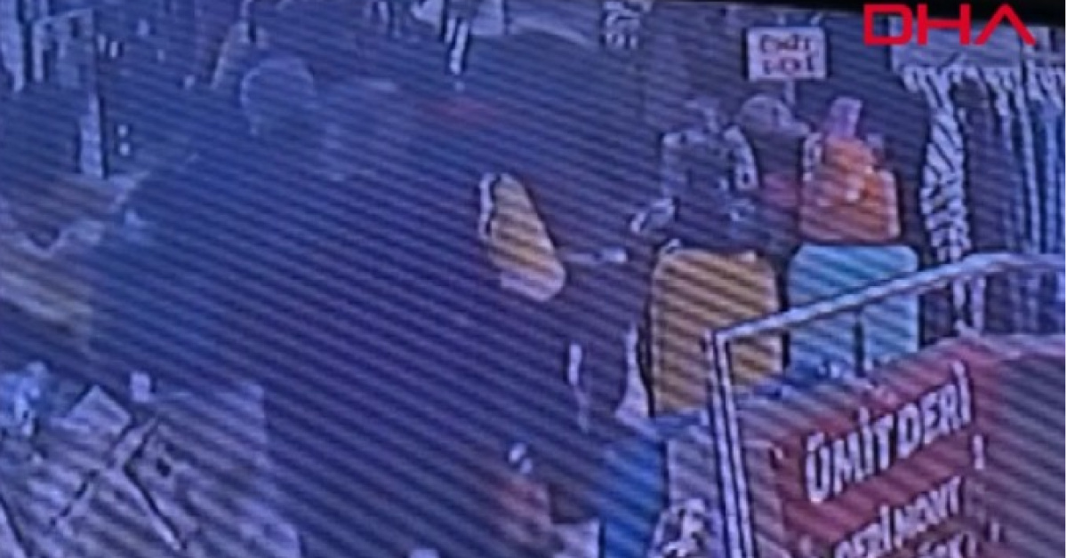 Polisi görünce bayıldı!