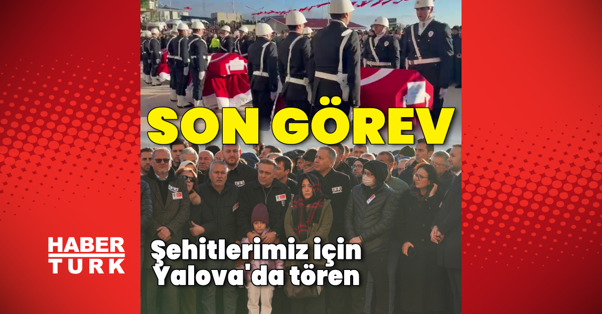 Şehitlerimize son görev