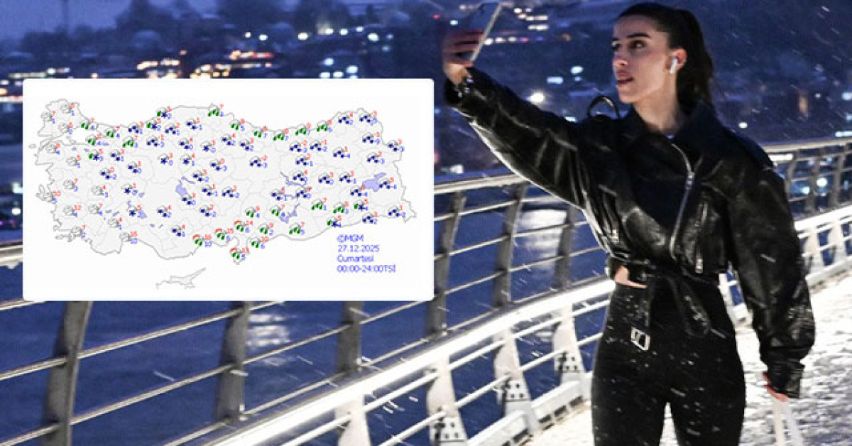 Sıcaklıklar düşüyor… 37 kent için “sarı” ve “turuncu” kar alarmı!