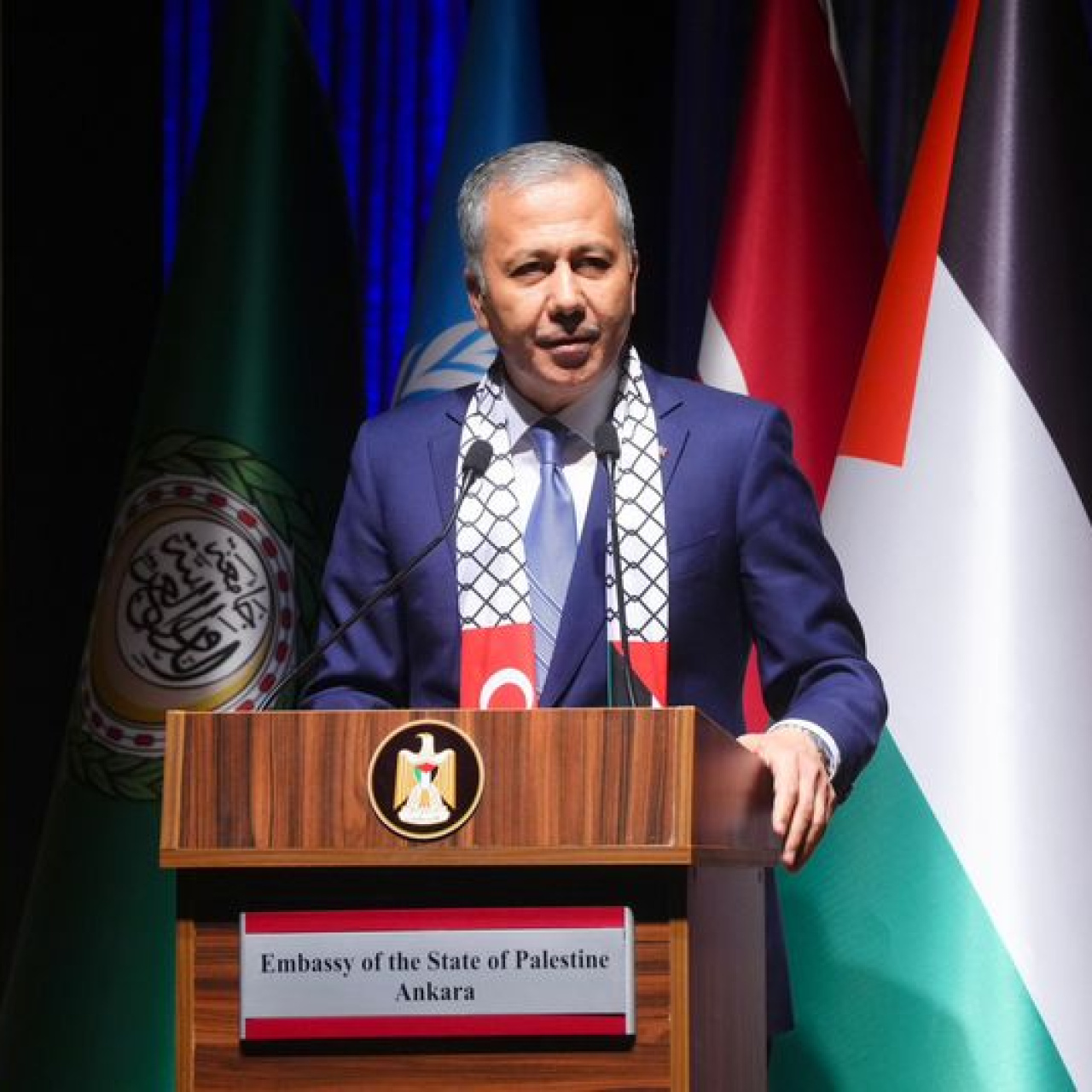 Yerlikaya: Türkiye, Filistin halkının yanında