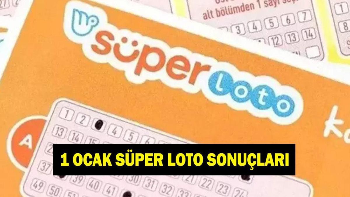1 OCAK SÜPER LOTO SONUÇLARI! Süper Loto ne kadar devretti? Süper Loto canlı izleme linki