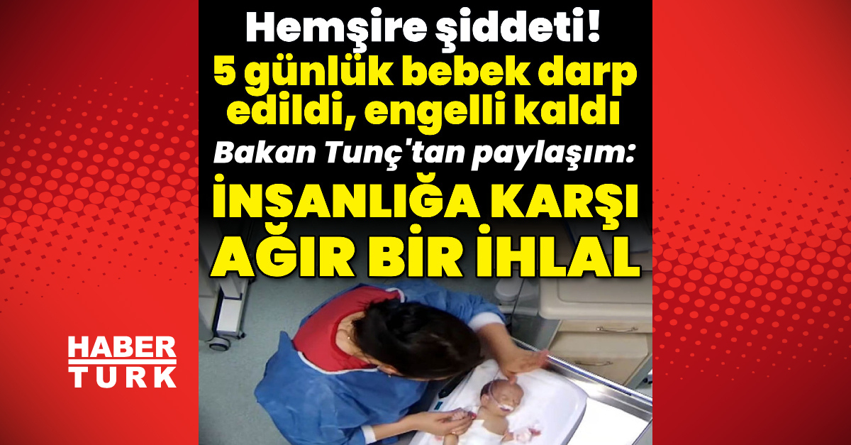 5 günlükken darp edildi, engelli kaldı!