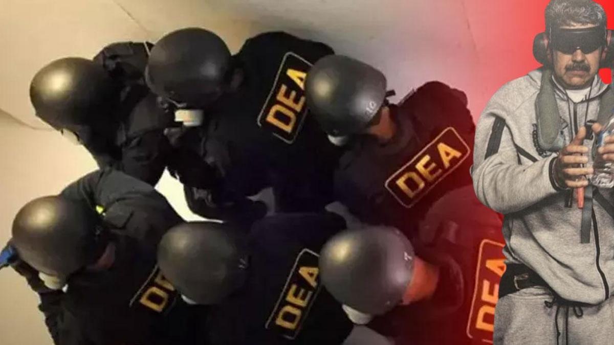 Ajanların üzerindeki yazı dikkat çekti: Maduro’nun kaçırılmasında ‘DEA’ detayı