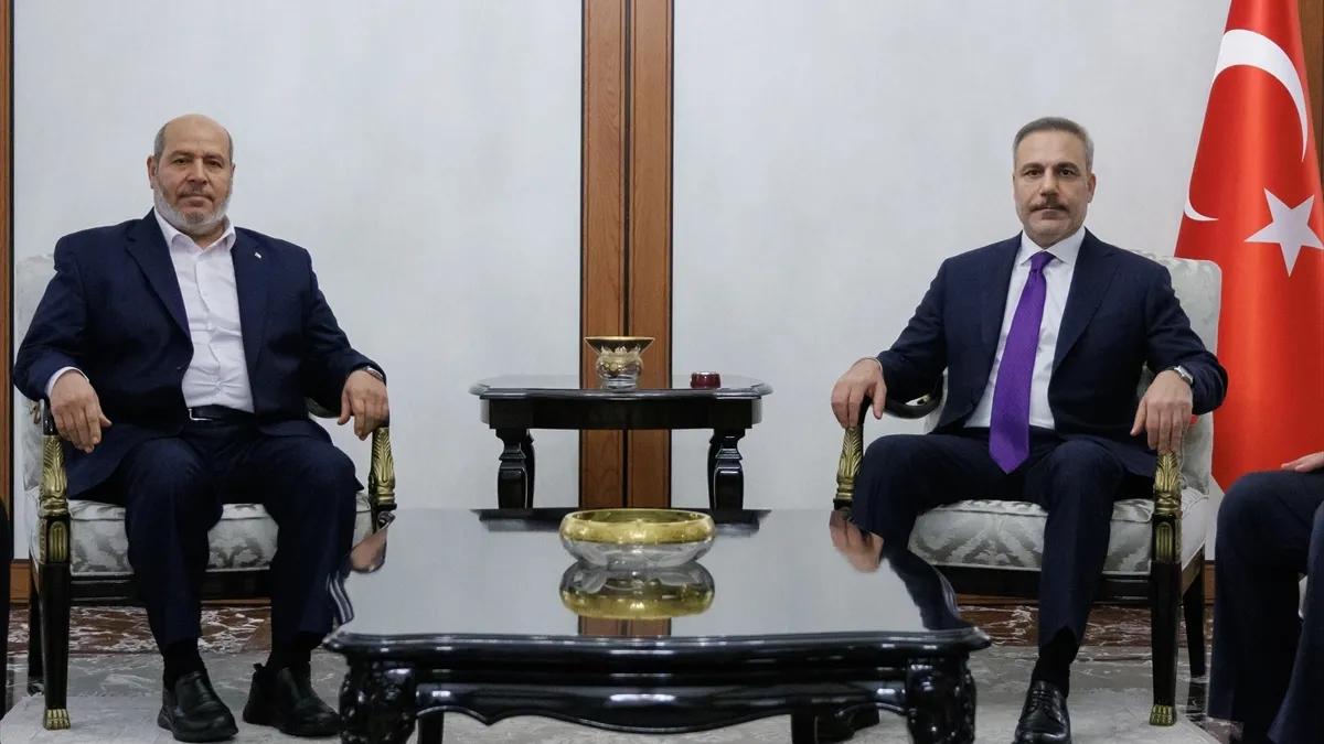 Ankara’da Gazze görüşmesi! Bakan Fidan Hamas yetkilileri ile bir araya geldi