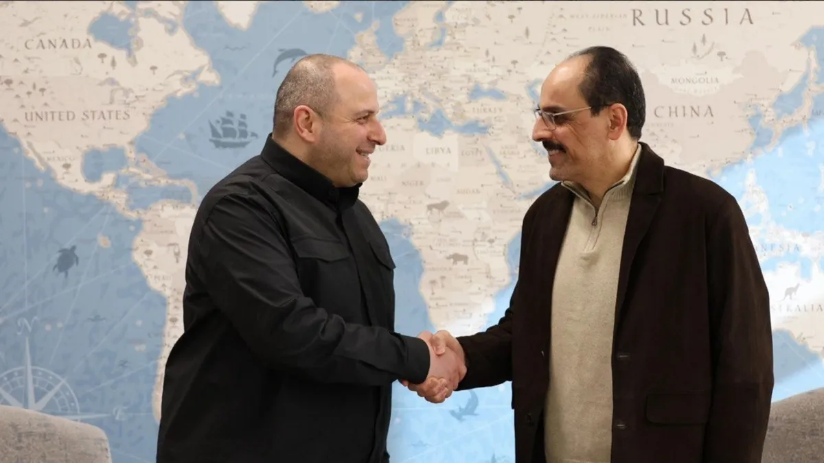 Ankara’da barış temasları! MİT Başkanı Kalın Ukrayna Savunma Bakanı ile görüştü