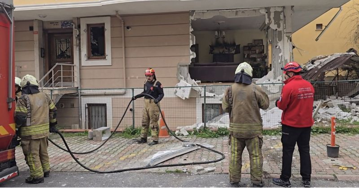 Ataşehir’de doğalgaz patlaması