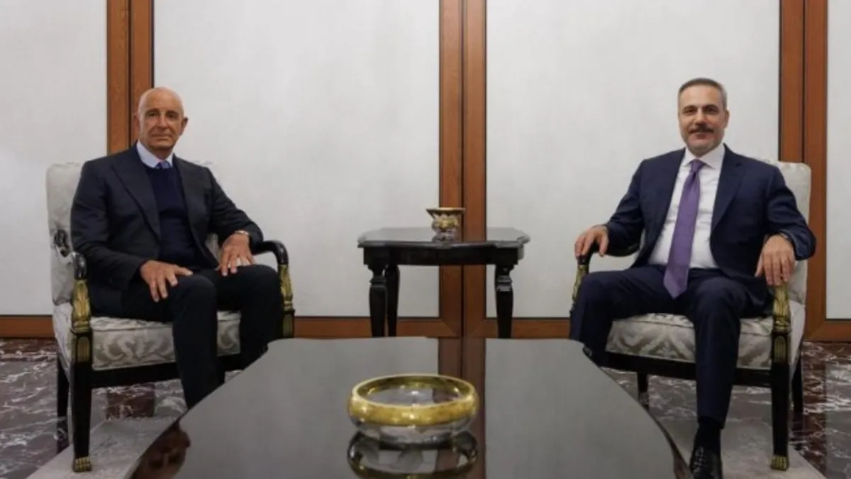 Bakan Fidan Tom Barrack ile görüştü