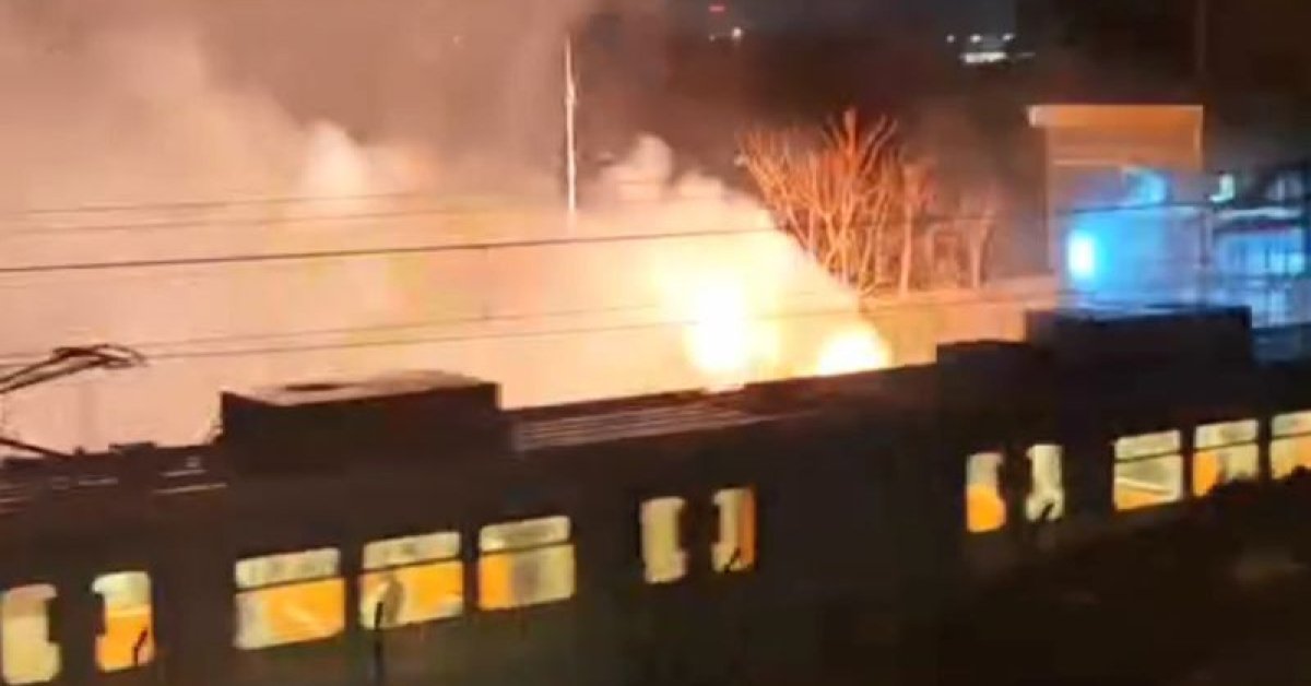 Bakırköy’de metro durağında yangın paniği