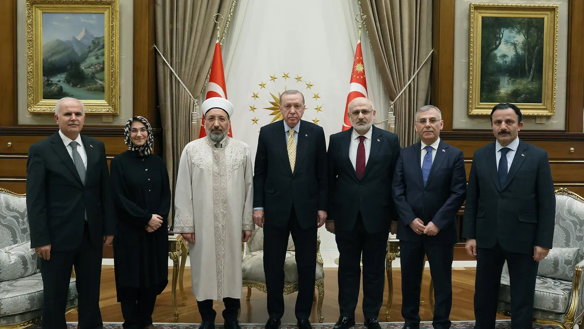 Başkan Erdoğan Diyanet İşleri Başkanı Arpaguş’u kabul etti!