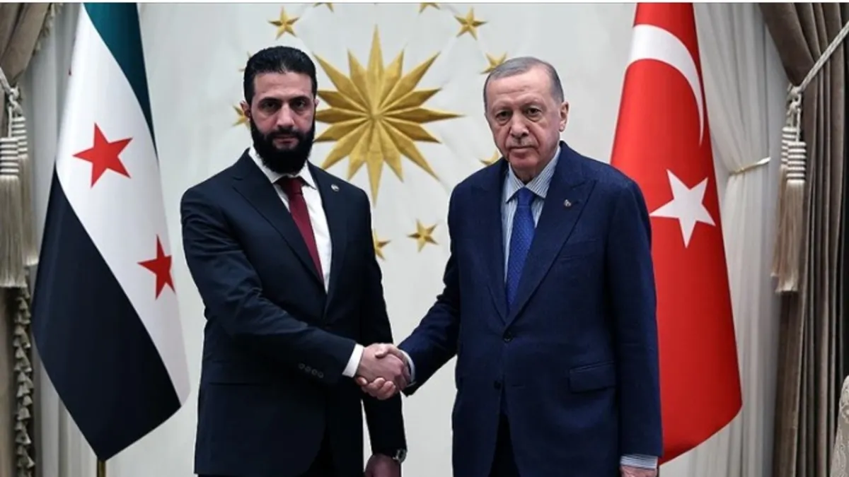 Başkan Recep Tayyip Erdoğan Şara ile görüştü