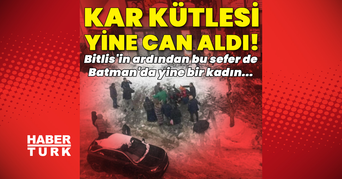 Bir anda oldu! Kar kütlesi canına mal oldu