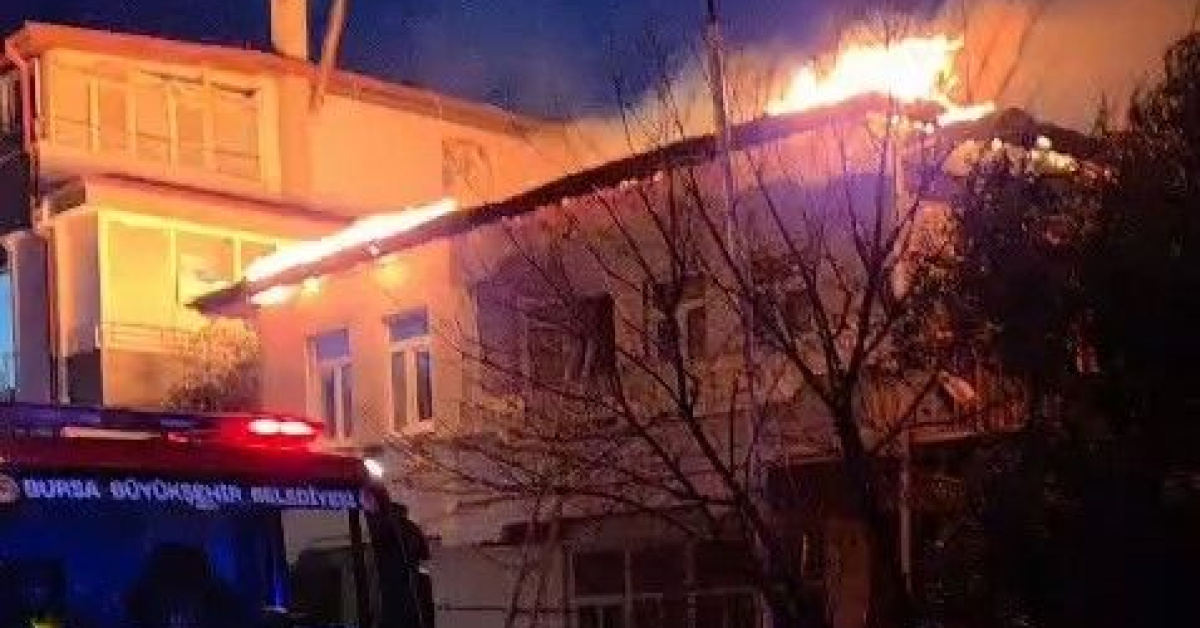 Bursa’da korkutan yangın