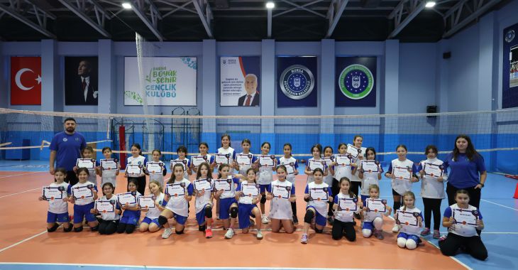 Büyükşehir Kış Okullarında sertifika heyecanı