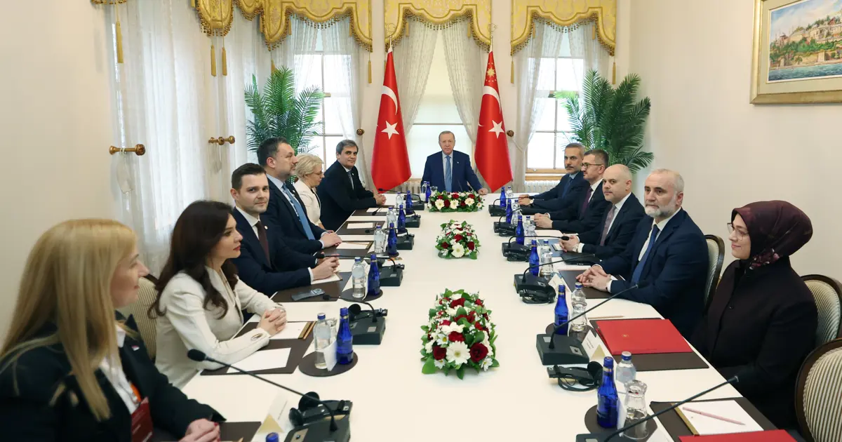 Cumhurbaşkanı Erdoğan, Balkan ülkelerinin dışişleri bakanlarını kabul etti