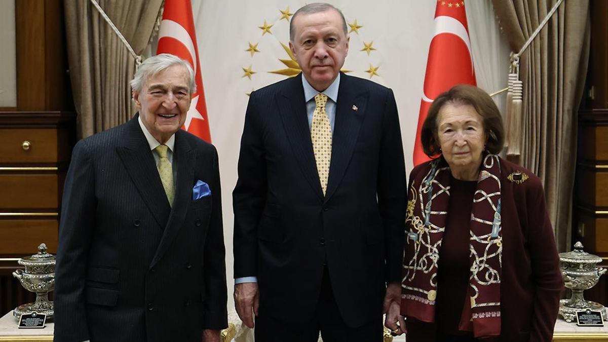 Cumhurbaşkanı Erdoğan, iş insanları Koç ve Arsel’i kabul etti