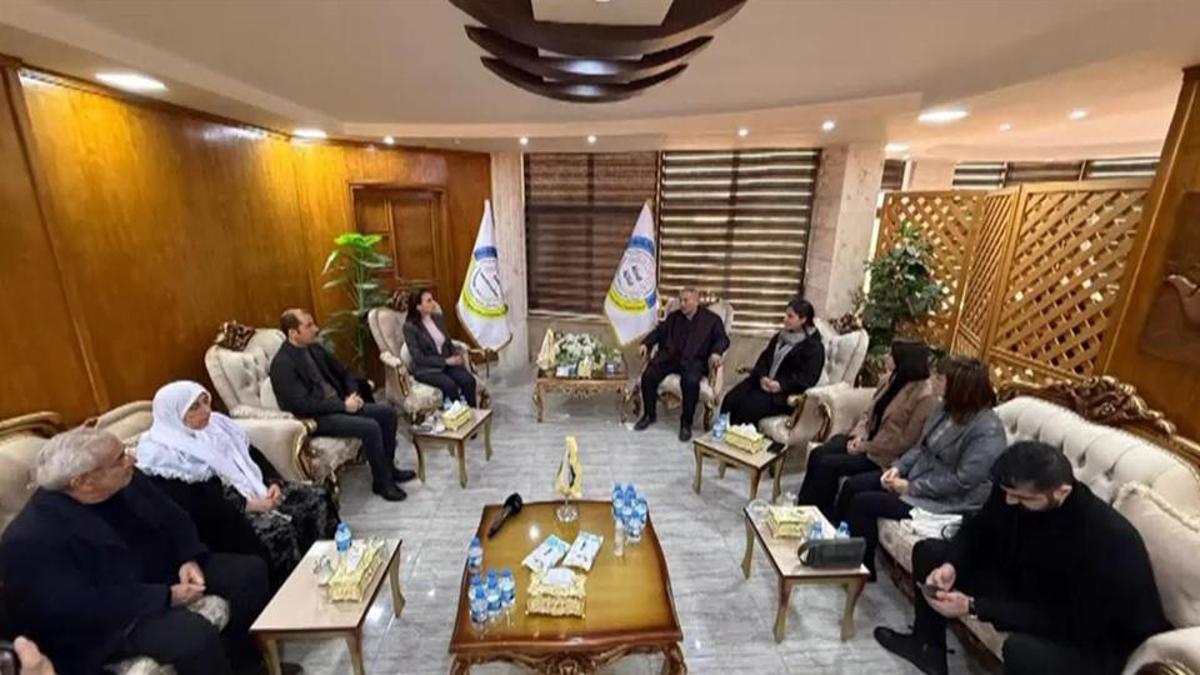 DEM, Kamışlı’ya gidip niye terör üyeleriyle görüştü?