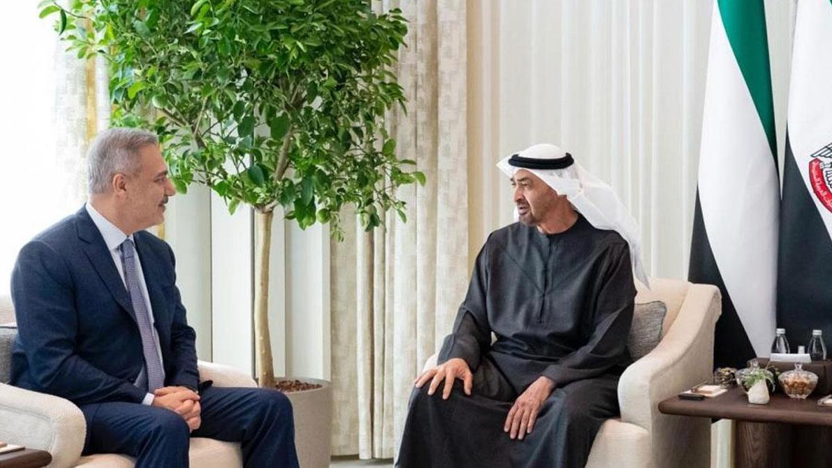 Dışişleri Bakanı Fidan, BAE’de Al Nahyan ile görüştü