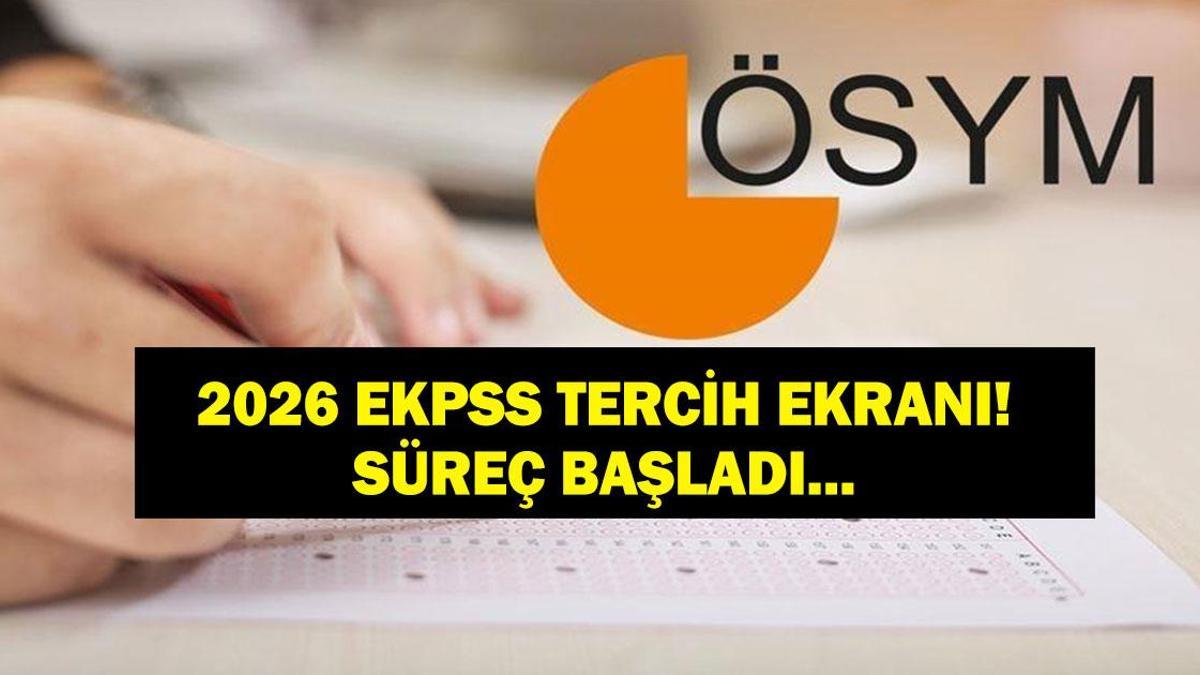 EKPSS Tercih Kılavuzu 2026: Engelli Kamu Personeli EKPSS Tercihleri Başladı Mı? Başvurular Nasıl ve Nereden Yapılır? İşte ÖSYM Tercih Kılavuzu ile Kadro Bilgileri