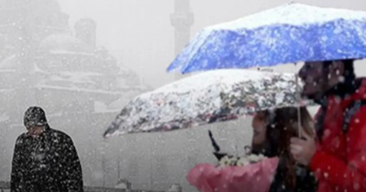 İstanbul’a kar geri döndü