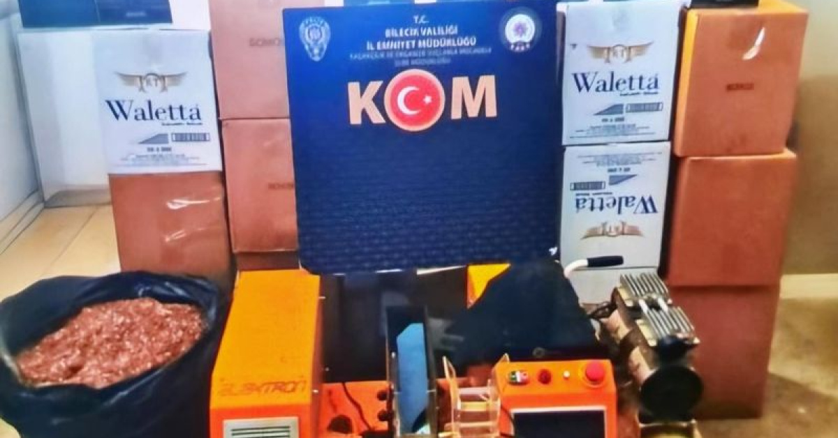 Kaçakçılık operasyonunda 127 bin 800 makaron ele geçirildi