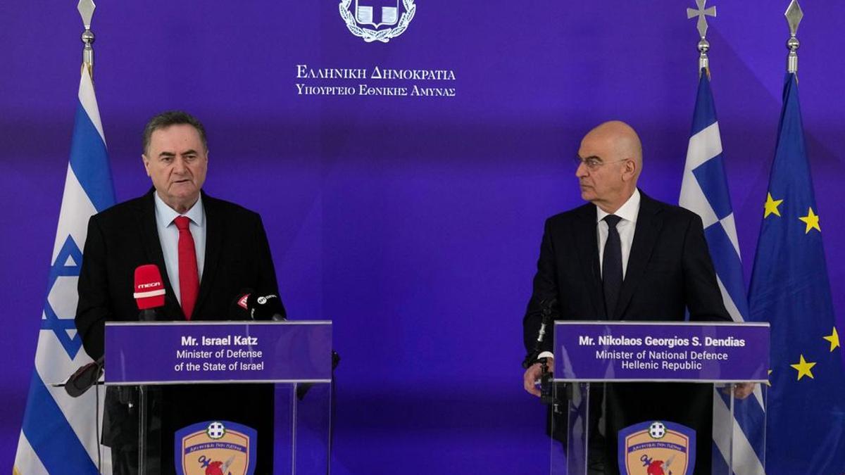 Katz ve Dendias Atina’da buluştu: ‘Ortaklık’ vurgusu