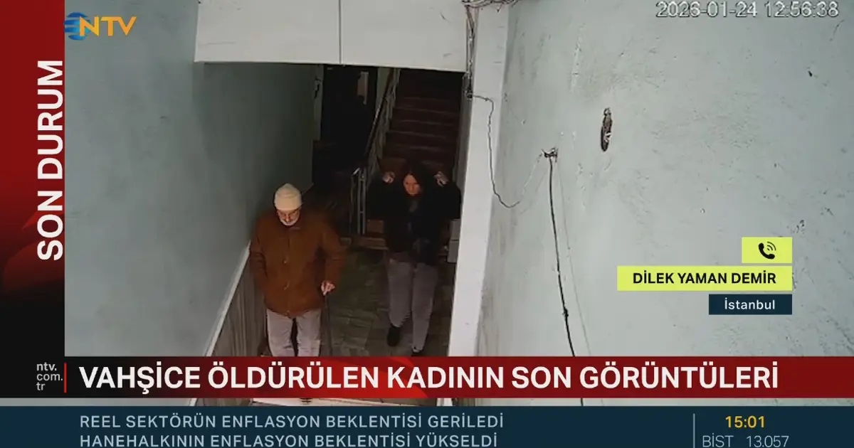 Kesik baş cinayeti. Katledilen kadının son görüntüsü!