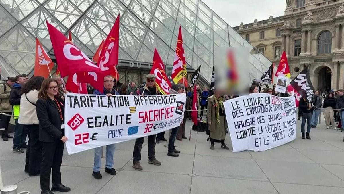 Louvre Müzesi’nde yine grev var