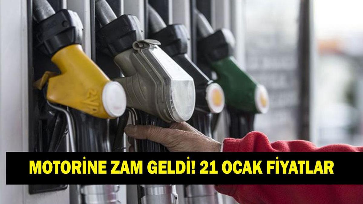 MOTORİNE ZAM GELDİ: 21 Ocak motorin ne kadar oldu? İstanbul, Ankara ve İzmir akaryakıt fiyatları