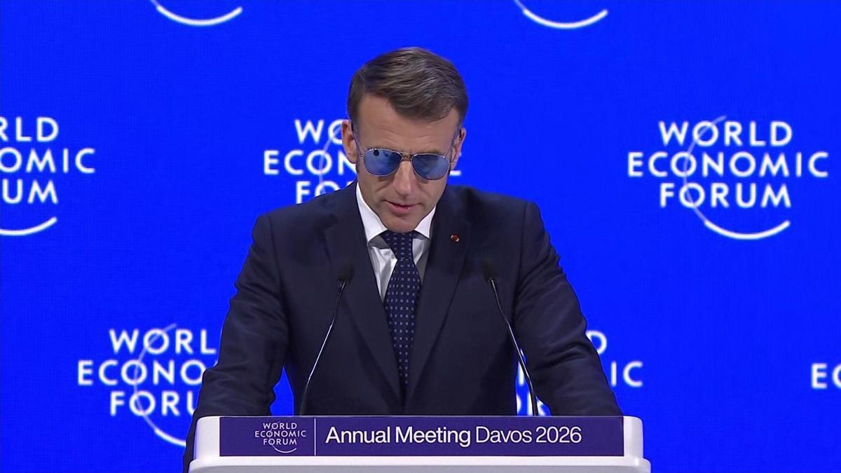 Macron’dan Davos’ta mesajlar: ABD, Avrupa’yı zayıflatmak istiyor