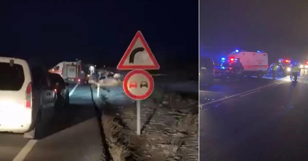 Mardin’de otomobil ile hafif ticari araç çarpıştı. 3 ölü, 2 yaralı