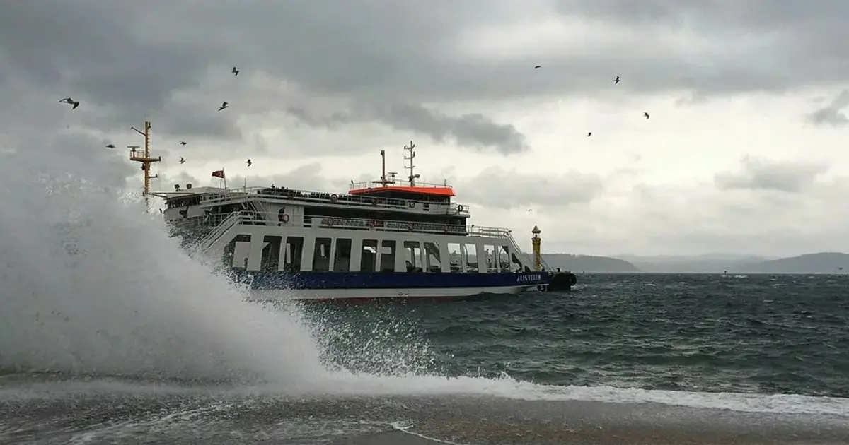 Marmara’da fırtına alarmı! BUDO’nun bazı seferleri iptal edildi