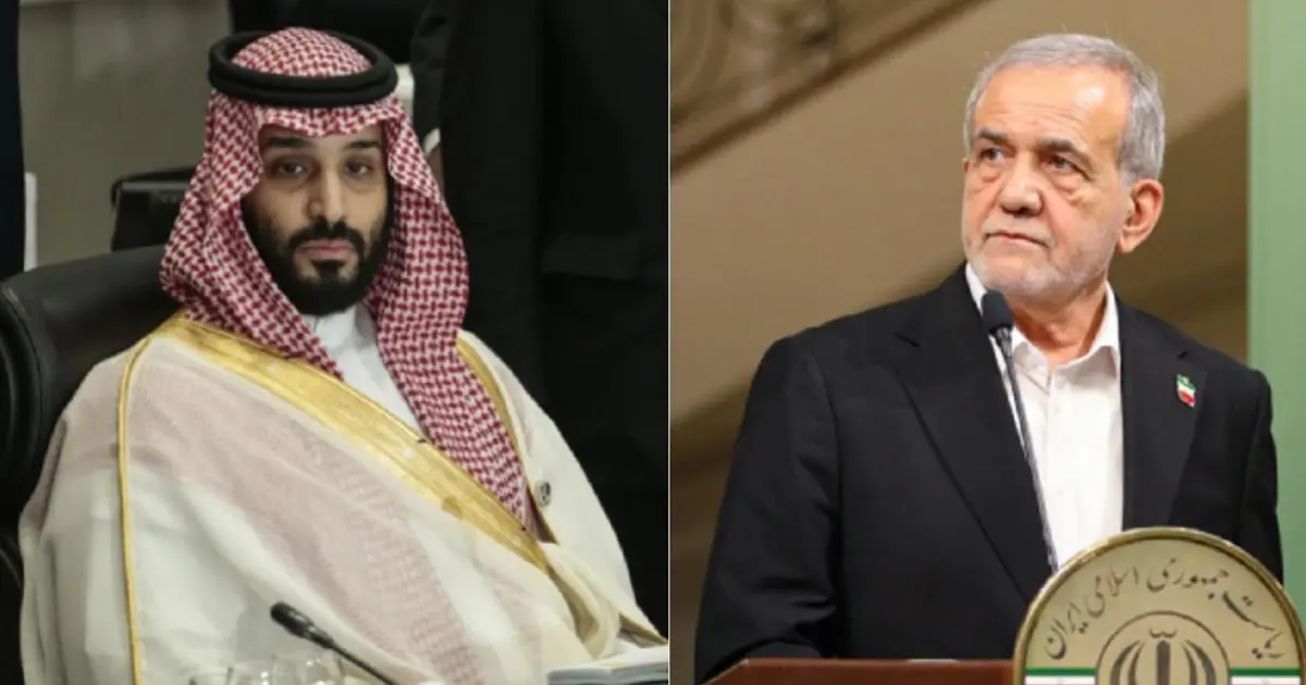 Mesud Pezeşkiyan ile Veliaht Prens Selman görüştü