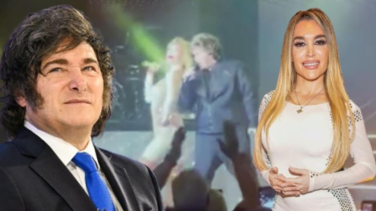 Milei’den eski sevgiliyle sürpriz düet! Arjantin’i sallayan konser: Testere gitti, mikrofon geldi…