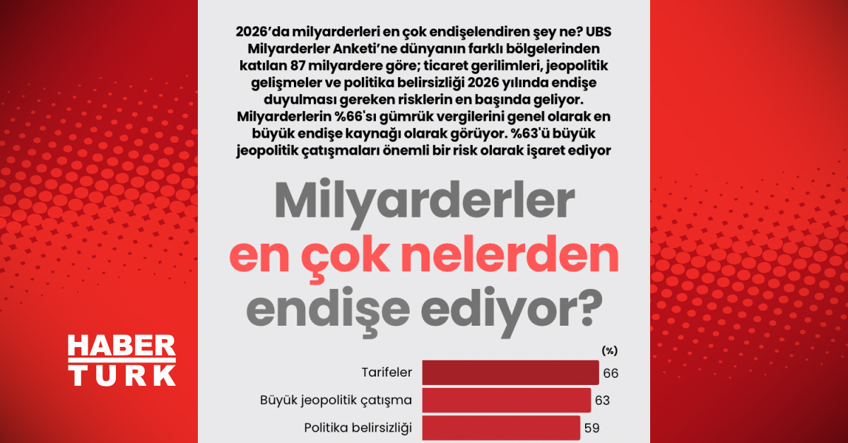 Milyarderler en çok nelerden endişe ediyor?