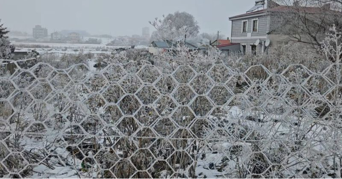 Termometre buz kesti! O ilçe -39.7’yi gördü!