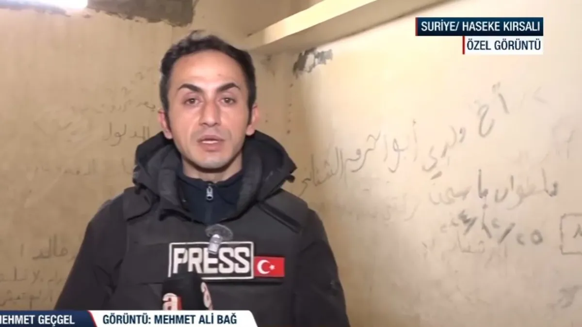 YPG’li teröristler çocukları kaçırıp hapsetti! A Haber çöle kurulan hapishaneyi di