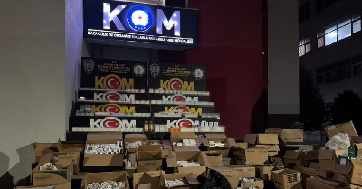 1 milyon 123 bin kaçak ilaç ele geçirildi