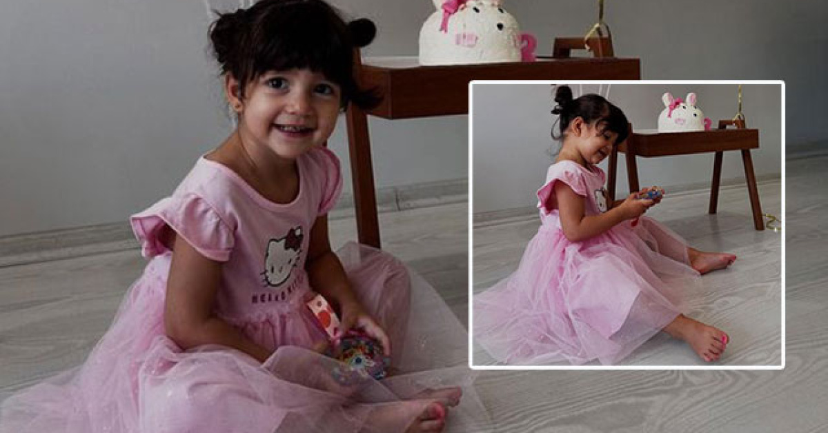 3 yaşındaki Melinda yürekleri kavurdu!