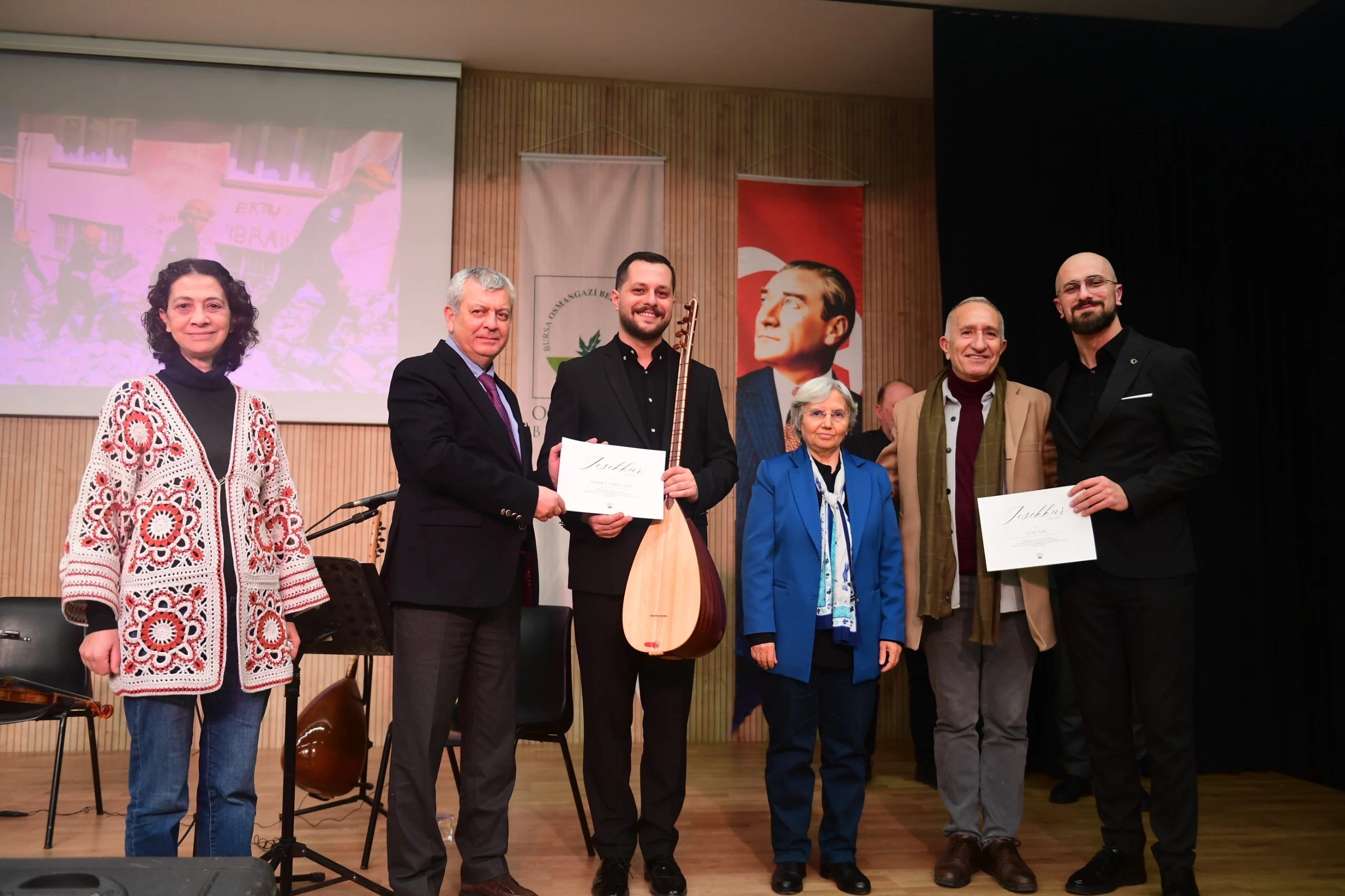 Osmangazi’de 6 Şubat Depremlerinin Yıl Dönümünde Duygu Dolu Anma Programı