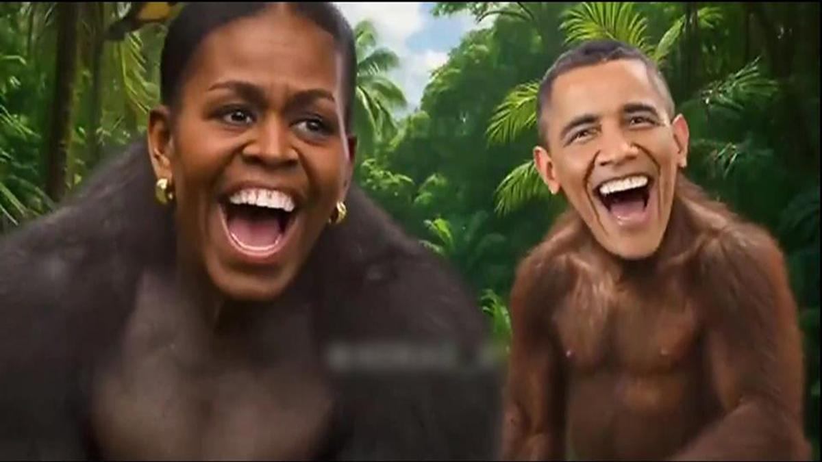 ABD Başkanı Trump’tan ırkçı paylaşım: Obama çiftinin maymuna benzetilmesine tepki büyük