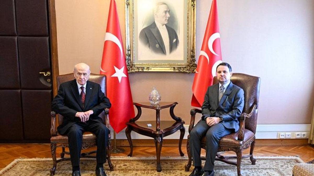 Adalet Bakanı Akın Gürlek’ten MHP lideri Devlet Bahçeli’ye ziyaret