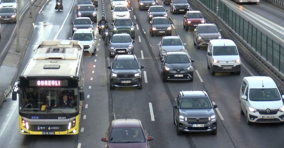 Anadolu Yakası’nda yoğun trafik!