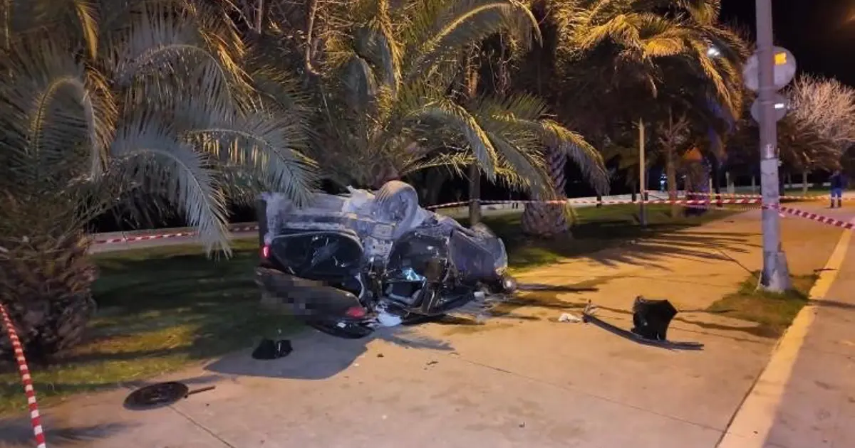 Aşırı hız felaket getirdi. 2 ağır yaralı